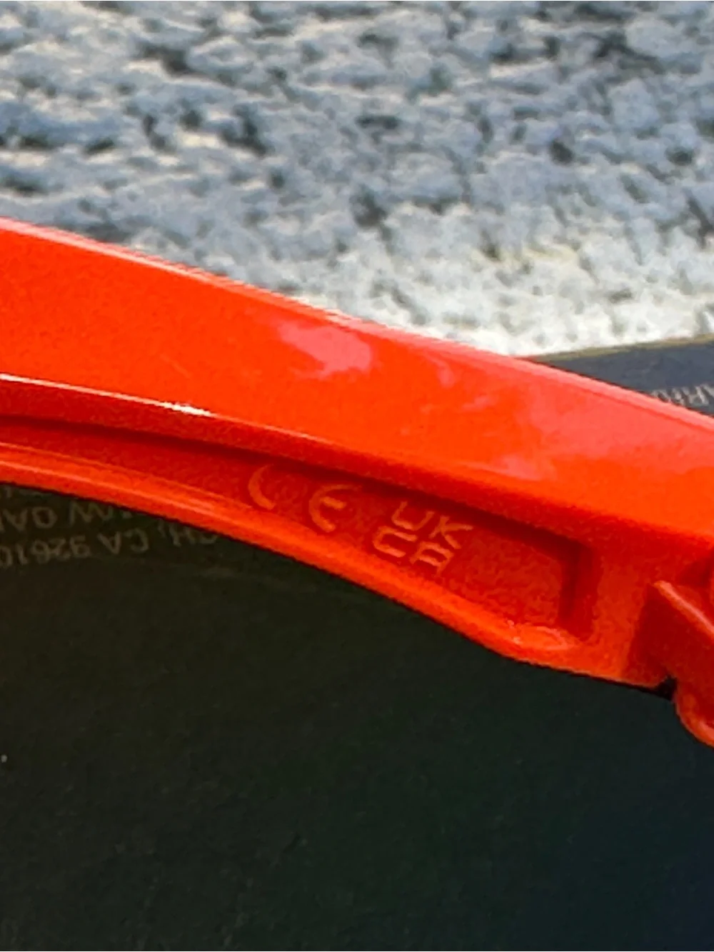 Oakley Hydra Neon Orange Frame Prizm Sapphire Lenses New Authentic OO9229 06-37